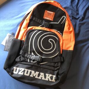 NARUTO SHIPPUDEN Collection School backpack anime Y2K orange black
